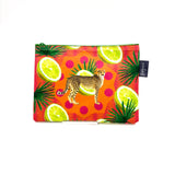 サファリポーチ（フラット）- Lemon Cheetah -