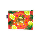 サファリポーチ（フラット）- Lemon Cheetah -