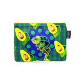 サファリポーチ（フラット）- Avocado Chameleon -