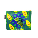 サファリポーチ（フラット）- Avocado Chameleon -