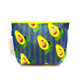 サファリポーチ（マチ付き）- Avocado Chameleon-