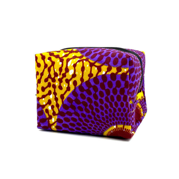 Korokoro Pouch M -Big Eye Purple & Orange-