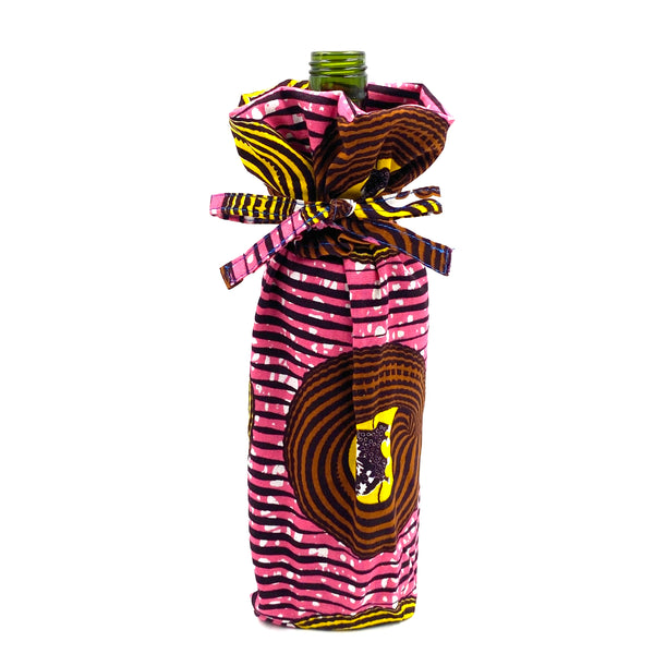 Bottle case -Pink hermitage-