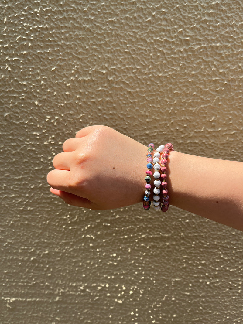 Paper Beads Beatrice Bracelet