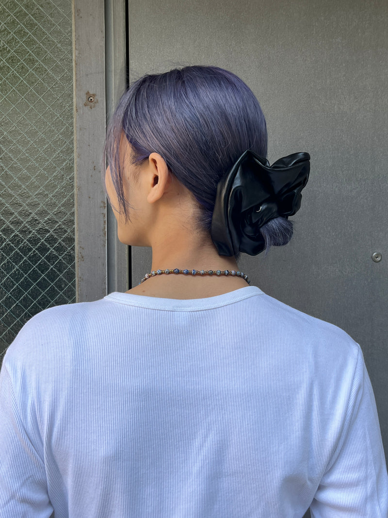 Paper-Beaded・Kristin necklace short - Blue -