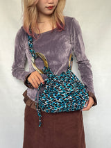 プリント・バルーンバッグ - フローズンエコー -