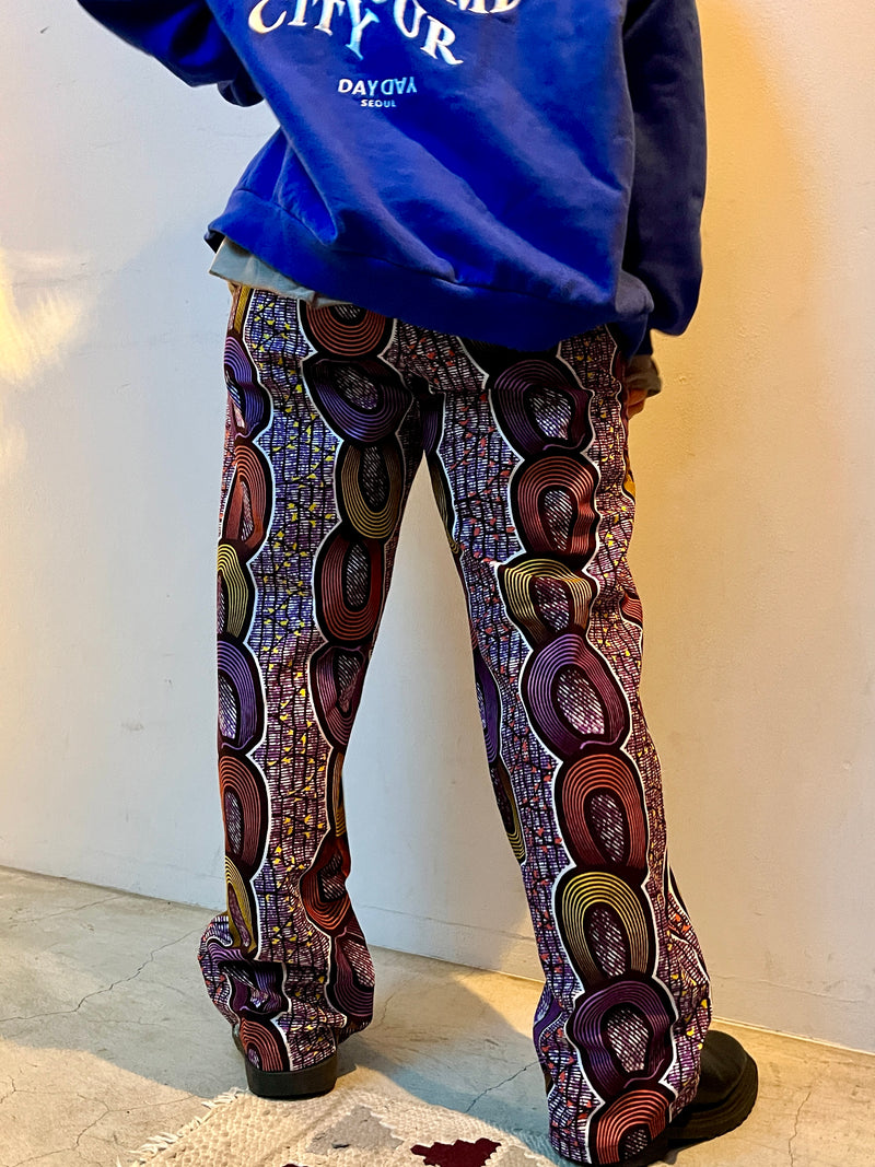 Relaxing pants -triple chain-