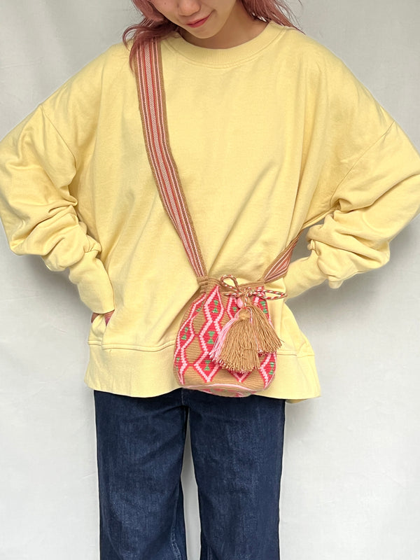 モチーラ・ウナエブラ・スパークルS - ライトブラウン＆ローズ -