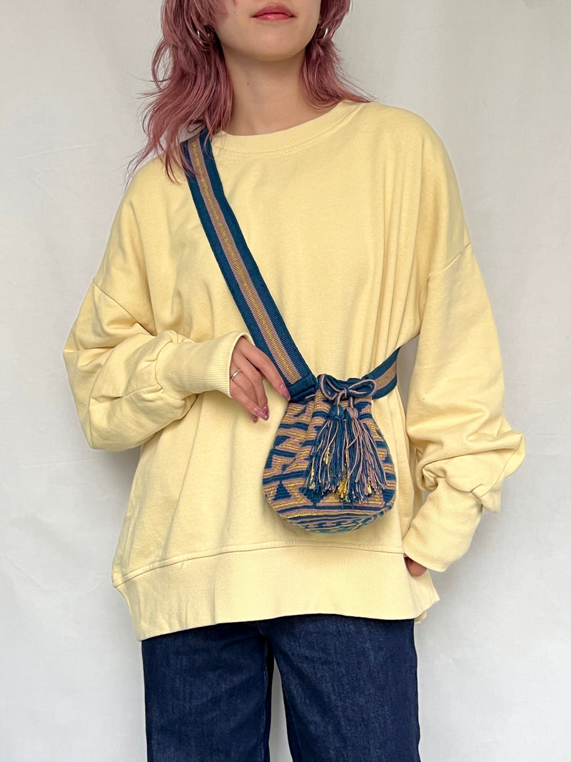 モチーラ・ウナエブラ・スパークルS - ネイビー＆イエロー -