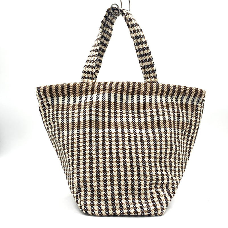 Kikoi Striped Bacetote Brown