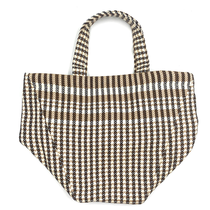 Kikoi Striped Bacetote Brown