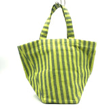 Kikoi Striped Bucket Tote - Green -