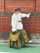 サイド・ティアード・スカート- ゼブラリーブス -