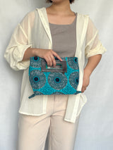 Akello Pochette 38  -Ee Blue Orange & White Blue-