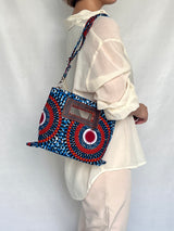 Akello Pochette 38  -Ee Blue Orange & White Blue-
