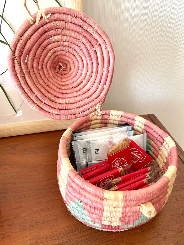 Bonbon basket -pink-