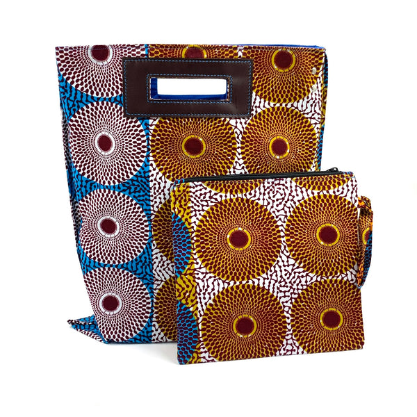 Akello Bag 4WAY 38  -Ee Orange White & White Blue Yellow-