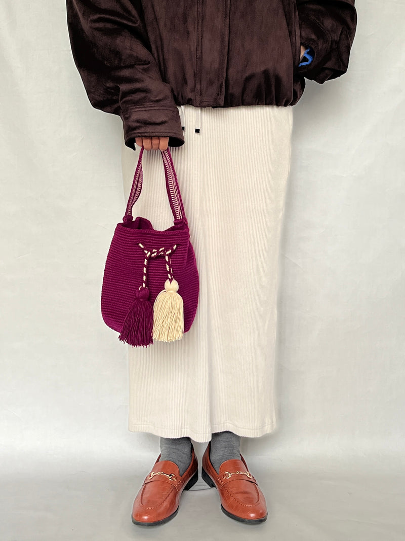 モチーラ・シンプル・ハンドバッグ - バイオレット -