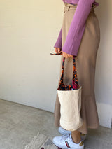 キコイ・リボン・バッグ - ボタニカル・オレンジ -