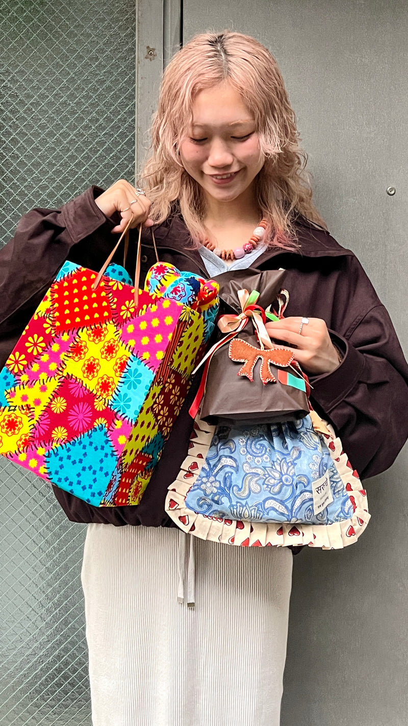 【saruche】ショッパーバッグS - スカイレース -