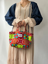 Lunch Tote -Red Ring Ling Blue Lingo-