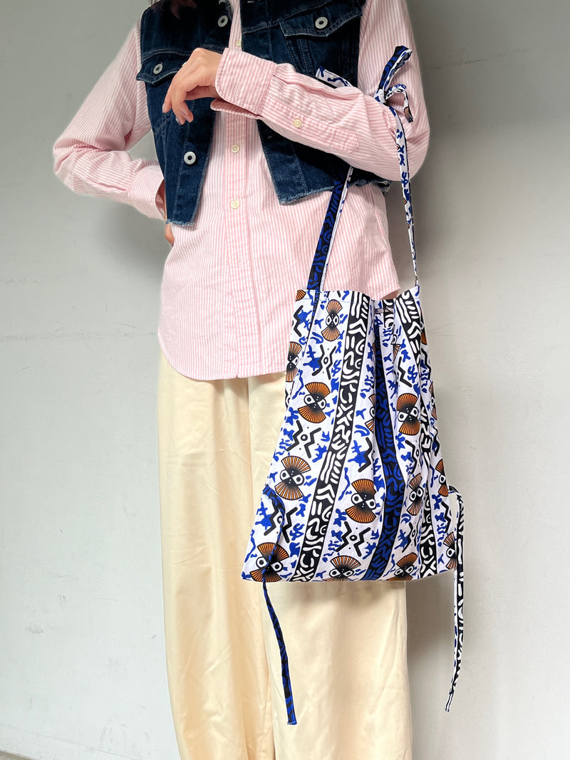 Flower bouquet bag -ancient sea-