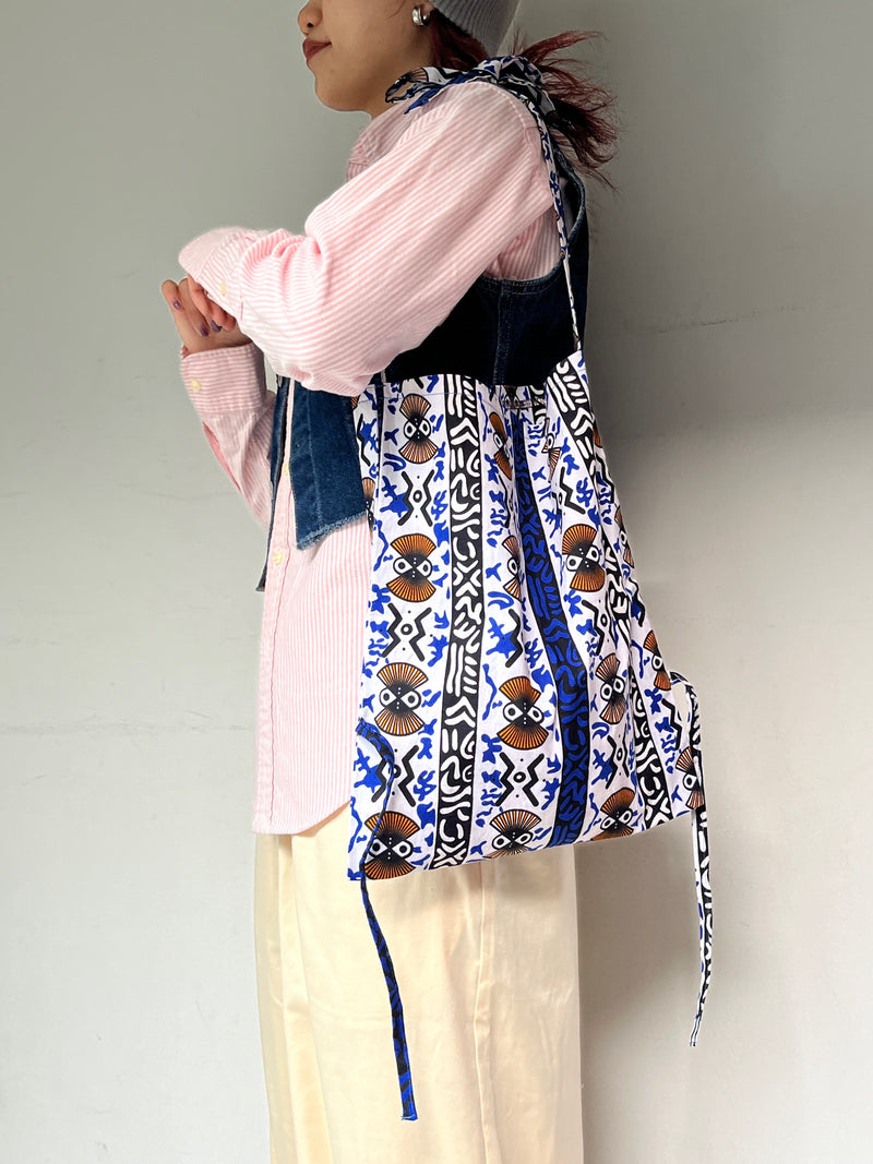 Flower bouquet bag -ancient sea-