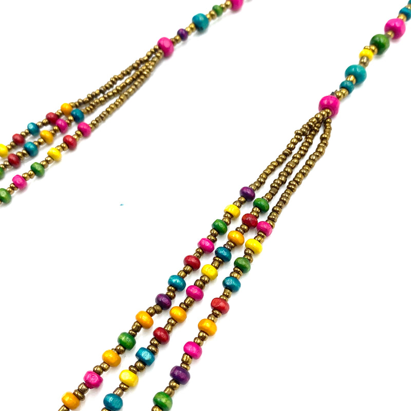 Paper-Beaded・ Christine Necklace -Colorful Candy-