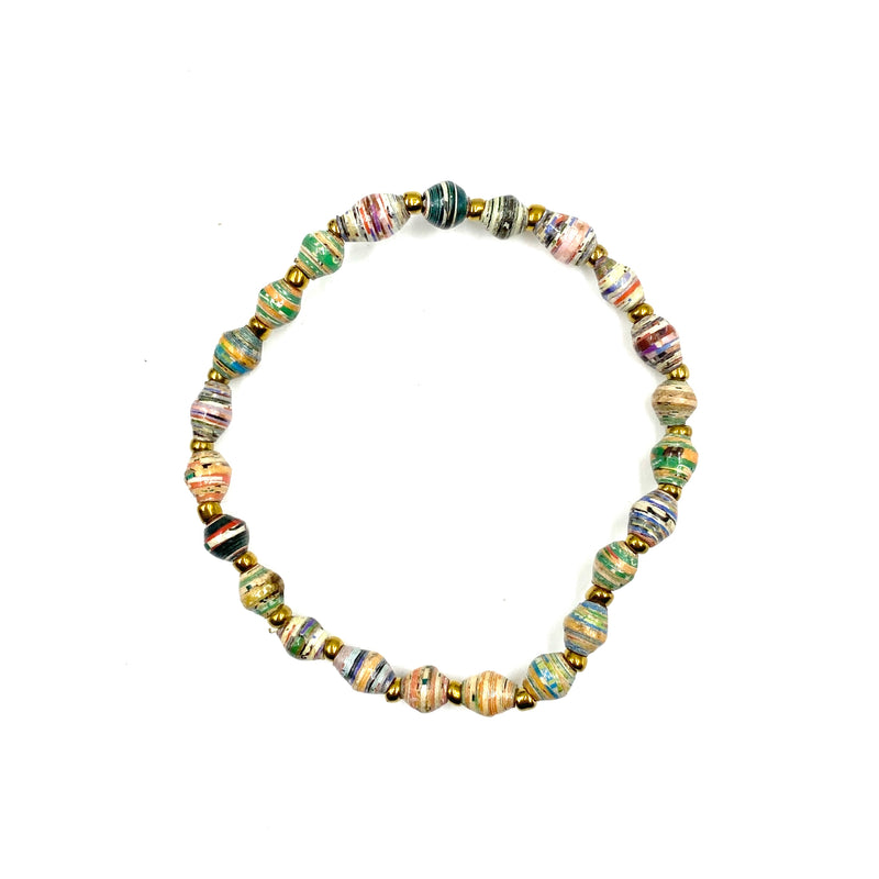 Paper Beads Beatrice Bracelet