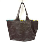 ナジュマ・レザートートL - ダークブラウン - 花あつめ -