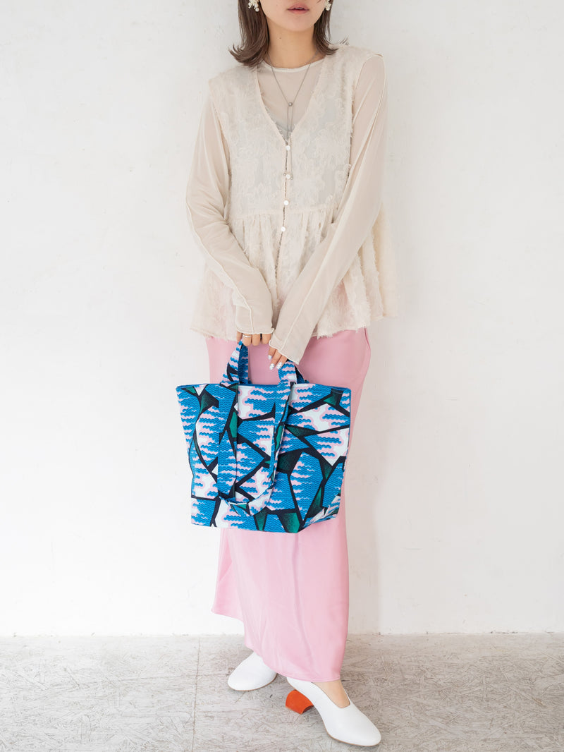 Fabric Book Tote -Pattern name-