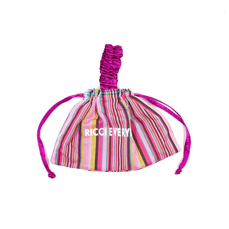 One Handle Kinchaku - Baby Pink -