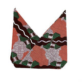 フルーツクロシェット・バスケットw/ミニアズマバッグ - ウォルナット -