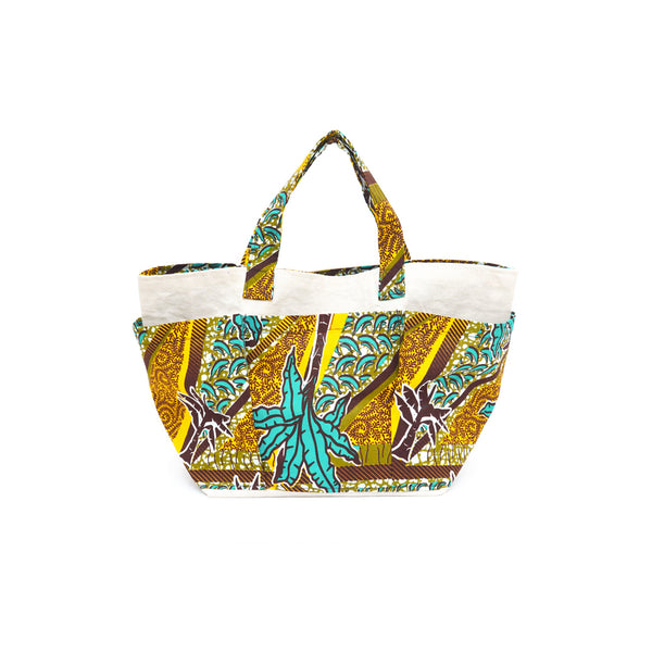 Lunch tote -Tropical palm tree / yellow-