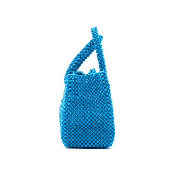 Paper Beads Colorful Bag -Turquoise Blue-