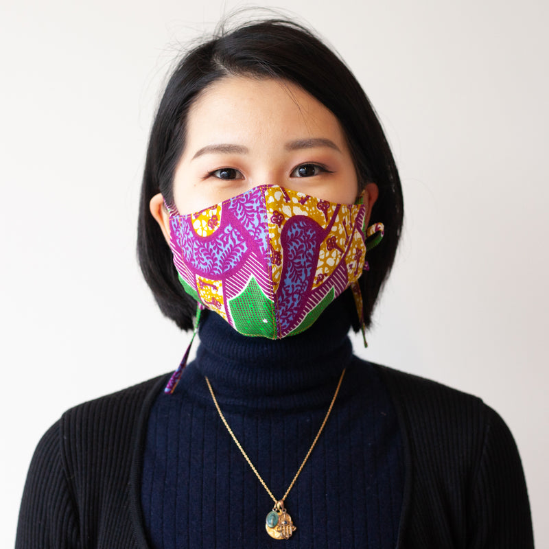 I. Mask -Rock Purple & Green-