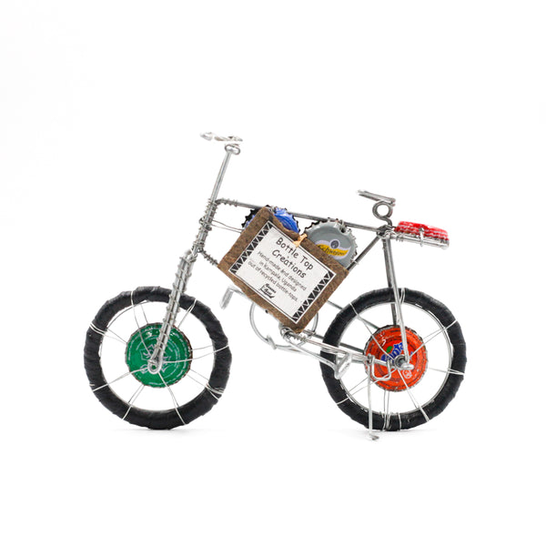 Wire Art / Bicycle -Green & Red-