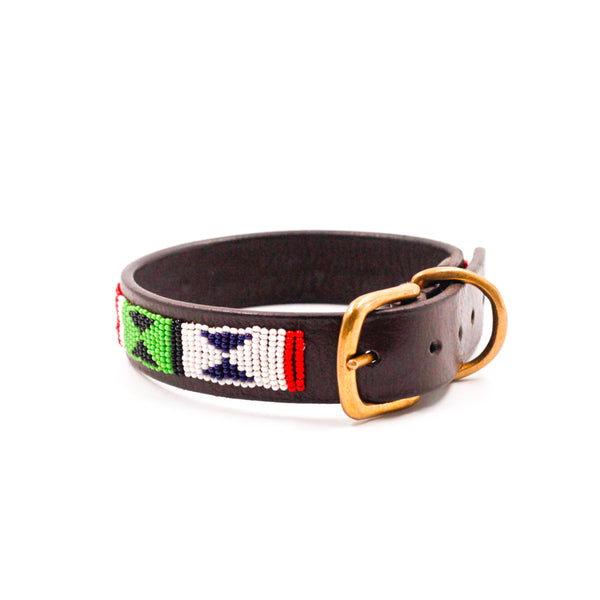 Masai bead collar (for dogs)