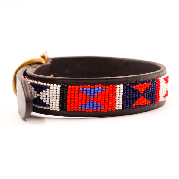 Masai bead collar (for dogs)