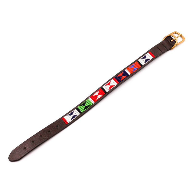 Masai bead collar (for dogs)