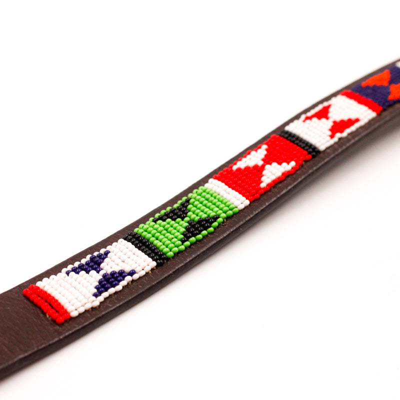 Masai bead collar (for dogs)