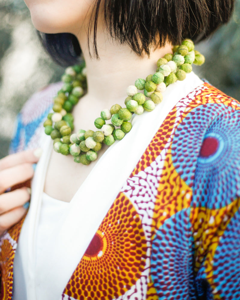 Barge Necklace -Blue-
