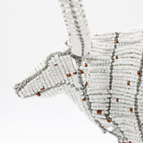 Colorful Beads Cow -White-