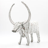 Colorful Beads Cow -White-