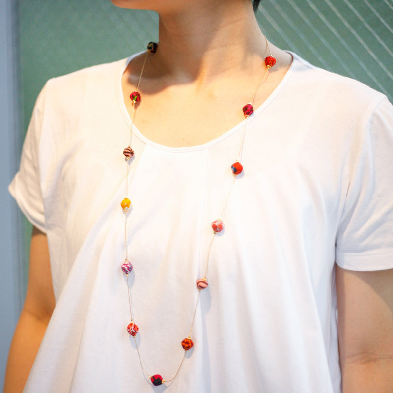 Star necklace -Green-