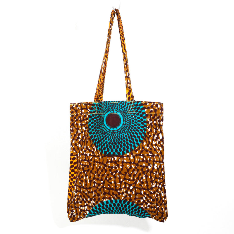 Eco Medium -Big Eye Turquoise Orange & Brown-