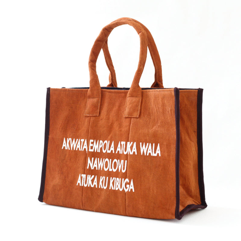 Barkcloth Tote