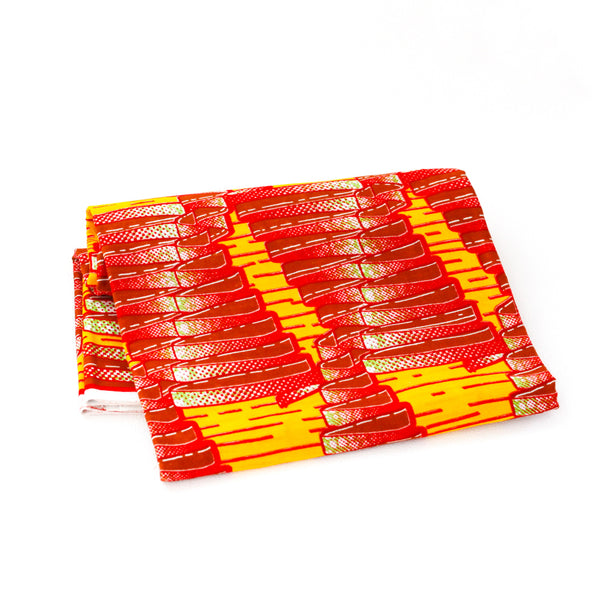 African print fabric -Tombus / Yellow--