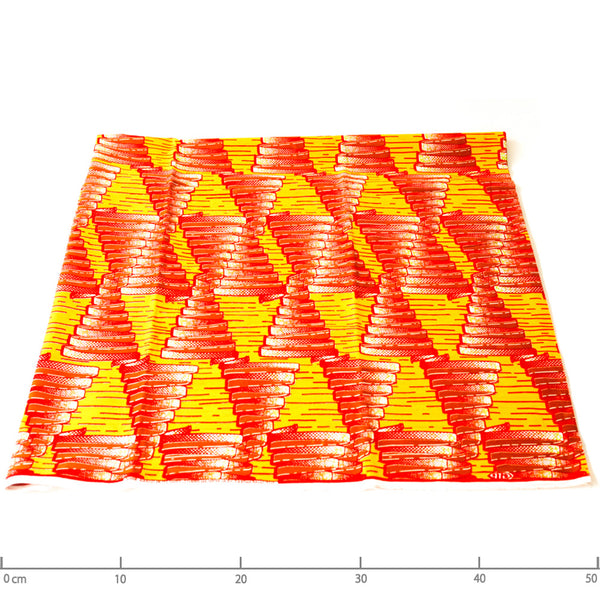 African print fabric -Tombus / Yellow--