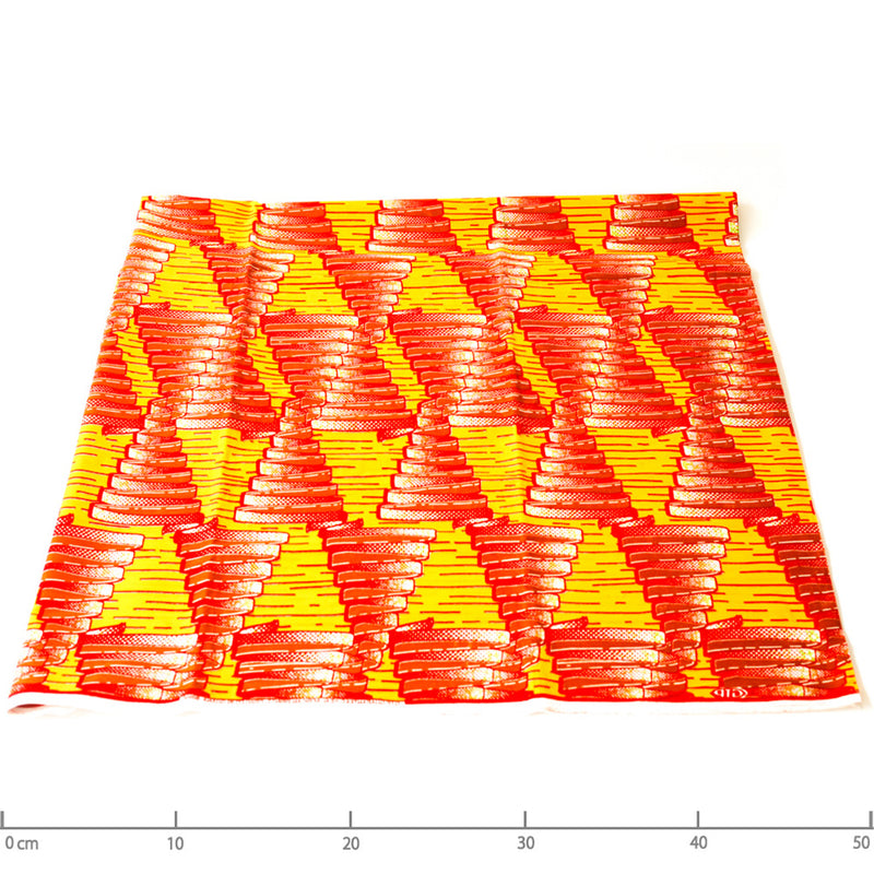 African print fabric -Tombus / Yellow--